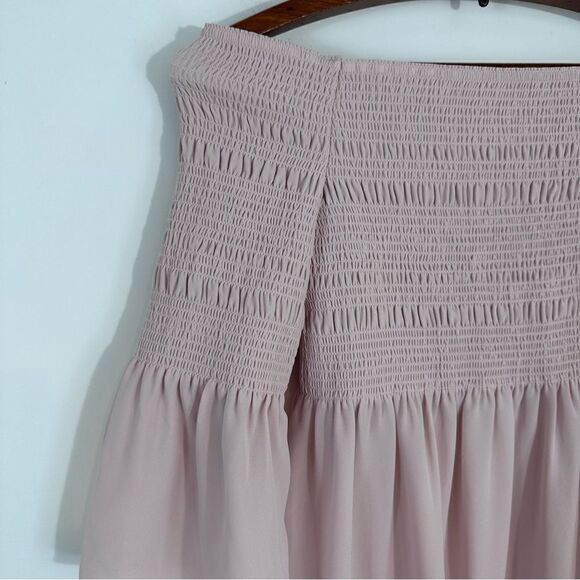 Aritzia | Babaton Grantland Smocked Top in Mauve - Picture 5 of 11